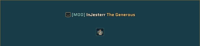 Original Crew sail, teal MOD tag and InJesterr The Generous without title braces